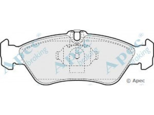 APEC braking PAD929 stabdžių trinkelių rinkinys, diskinis stabdys 
 Techninės priežiūros dalys -> Papildomas remontas
0024204020, 0024206020, 0044202720