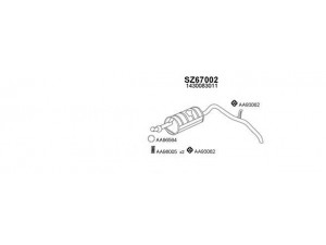 VENEPORTE 670012 išmetimo sistema 
 Išmetimo sistema -> Išmetimo sistema, visa