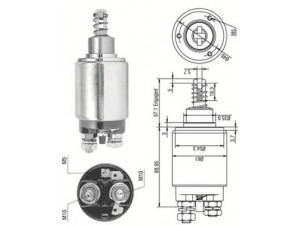 MAGNETI MARELLI 940113050173 solenoidinis jungiklis, starteris