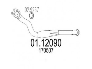 MTS 01.12090 išleidimo kolektorius 
 Išmetimo sistema -> Išmetimo vamzdžiai
170507