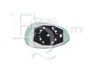 EQUAL QUALITY RS02011 veidrodėlio stiklas, išorinis veidrodėlis 
 Kėbulas -> Keleivių kabina -> Veidrodėlis
0071740496, 71740496
