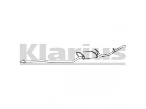 KLARIUS FD932J galinis duslintuvas 
 Išmetimo sistema -> Duslintuvas
1659732, 5018199, 5023932, 6113453