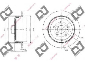 DJ PARTS BD1443 stabdžių diskas 
 Stabdžių sistema -> Diskinis stabdys -> Stabdžių diskas
42431-06090, 4243106090
