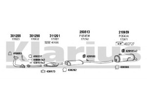 KLARIUS 630686E išmetimo sistema