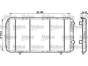 VALEO 732914 radiatorius, variklio aušinimas 
 Aušinimo sistema -> Radiatorius/alyvos aušintuvas -> Radiatorius/dalys
1330-98, 133098, 1341514080, 1330-98