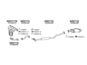 VENEPORTE 670060 išmetimo sistema 
 Išmetimo sistema -> Išmetimo sistema, visa