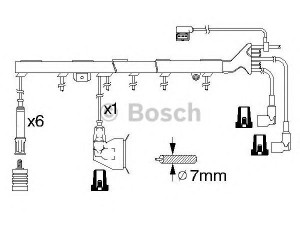 BOSCH 0 986 356 324 uždegimo laido komplektas 
 Kibirkšties / kaitinamasis uždegimas -> Uždegimo laidai/jungtys
12 12 1 716 939, 12 12 1 717 206