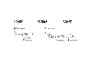 VENEPORTE 430061 išmetimo sistema