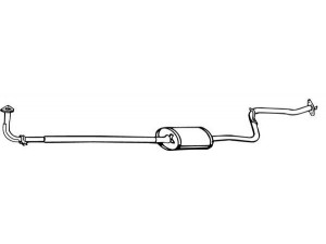 WALKER 15716 priekinis duslintuvas 
 Išmetimo sistema -> Duslintuvas
1741087749, 1741087751, 1741087760