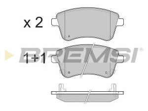 BREMSI BP3486 stabdžių trinkelių rinkinys, diskinis stabdys
581011PA00, 58101-1PA00, 581011PA00
