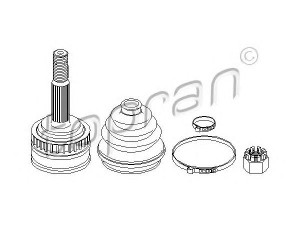 TOPRAN 206 113 jungčių komplektas, kardaninis velenas 
 Ratų pavara -> Sujungimai/komplektas
03 74 175S, 3 74 175S, 90334947S