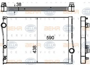 HELLA 8MK 376 753-001 radiatorius, variklio aušinimas 
 Aušinimo sistema -> Radiatorius/alyvos aušintuvas -> Radiatorius/dalys
17 11 7 533 472, 7 533 472