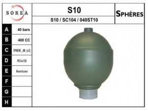 EAI S10 pakabos sfera, pneumatinė pakaba 
 Pakaba -> Važiavimo aukščio kontrolė/hidraulinė pakaba
527124, 527126, 527127, 527155
