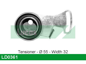 LUCAS ENGINE DRIVE LD0361 įtempiklio skriemulys, paskirstymo diržas