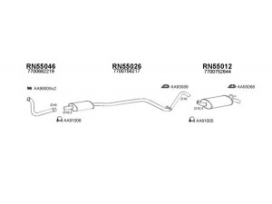 VENEPORTE 550442 išmetimo sistema 
 Išmetimo sistema -> Išmetimo sistema, visa