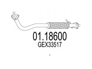 MTS 01.18600 išleidimo kolektorius 
 Išmetimo sistema -> Išmetimo vamzdžiai
GEX33517