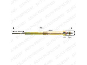 DELPHI HDS423 kaitinimo žvakė 
 Kibirkšties / kaitinamasis uždegimas -> Kaitinimo kaištis
001 159 5001, A001 159 5001, 05175756AA