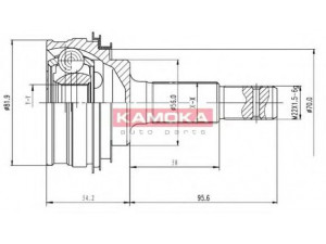 KAMOKA 6592 jungčių komplektas, kardaninis velenas 
 Ratų pavara -> Sujungimai/komplektas
43410-12131, 43410-12260, 43410-12270