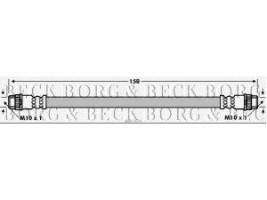 BORG & BECK BBH7674 stabdžių žarnelė 
 Stabdžių sistema -> Stabdžių žarnelės
462106659R