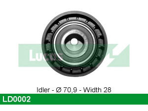 LUCAS ENGINE DRIVE LD0002 įtempiklio skriemulys, paskirstymo diržas
074109243A
