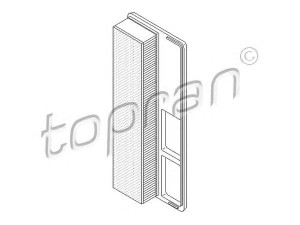TOPRAN 304 056 oro filtras 
 Filtrai -> Oro filtras
51775324, 55183265, 55193849, 51775324