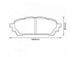 BENDIX 572529B stabdžių trinkelių rinkinys, diskinis stabdys 
 Techninės priežiūros dalys -> Papildomas remontas
26696FE040, 26696FE050