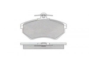 AISIN ASN-2255 stabdžių trinkelių rinkinys, diskinis stabdys
357698151A