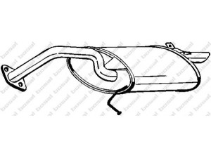 BOSAL 228-889 galinis duslintuvas 
 Išmetimo sistema -> Duslintuvas
17430-11170, 17430-11180, 17430-11200