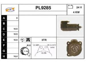 SNRA PL9285 starteris