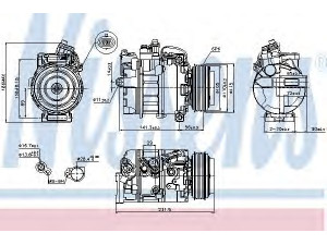NISSENS 89075 kompresorius, oro kondicionierius 
 Oro kondicionavimas -> Kompresorius/dalys
1854097, 1854121, 24416178, 24430319