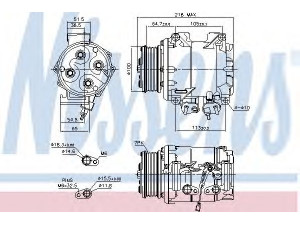 NISSENS 89242 kompresorius, oro kondicionierius 
 Oro kondicionavimas -> Kompresorius/dalys
38810-RBA-006, 38810PNB006