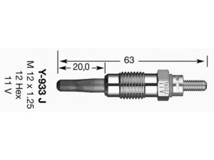 NGK 6599 kaitinimo žvakė 
 Kibirkšties / kaitinamasis uždegimas -> Kaitinimo kaištis
5962.T2, M816732, 5962.T2, 77 00 854 538