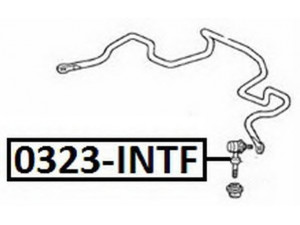 ASVA 0323-INTF šarnyro stabilizatorius 
 Ašies montavimas/vairavimo mechanizmas/ratai -> Stabilizatorius/fiksatoriai -> Savaime išsilyginanti atrama
51320-ST7-003