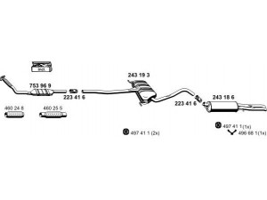 ERNST 010291 išmetimo sistema 
 Išmetimo sistema -> Išmetimo sistema, visa