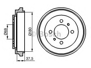 BOSCH 0 986 477 119 stabdžių būgnas 
 Stabdžių sistema -> Būgninis stabdys -> Stabdžių būgnas
43206 50Y10