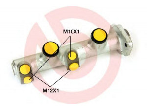 BREMBO M 68 033 pagrindinis cilindras, stabdžiai 
 Stabdžių sistema -> Pagrindinis stabdžių cilindras
7700665654, 7701201353, 7701203276