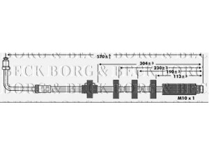 BORG & BECK BBH6906 stabdžių žarnelė 
 Stabdžių sistema -> Stabdžių žarnelės
4806A4, 4806A4, 4806.A4