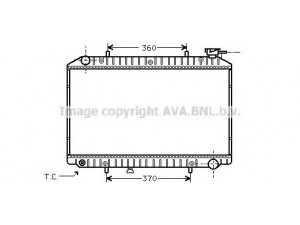 AVA QUALITY COOLING DNA2171 radiatorius, variklio aušinimas 
 Aušinimo sistema -> Radiatorius/alyvos aušintuvas -> Radiatorius/dalys
214109C600