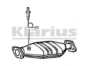 KLARIUS 311140 katalizatoriaus keitiklis 
 Išmetimo sistema -> Katalizatoriaus keitiklis
3432080