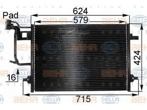 HELLA 8FC 351 038-431 kondensatorius, oro kondicionierius 
 Oro kondicionavimas -> Kondensatorius
8D0 260 403 G, 8D0 260 403 G