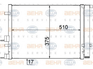 HELLA 8FC 351 319-391 kondensatorius, oro kondicionierius 
 Oro kondicionavimas -> Kondensatorius
97606-1J200