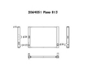 ORDONEZ 2064051 radiatorius, variklio aušinimas 
 Aušinimo sistema -> Radiatorius/alyvos aušintuvas -> Radiatorius/dalys
164000N060