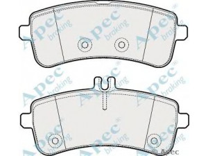 APEC braking PAD2023 stabdžių trinkelių rinkinys, diskinis stabdys 
 Techninės priežiūros dalys -> Papildomas remontas
0074200320, 0084201120