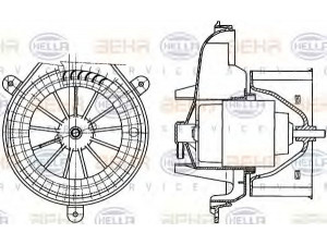 HELLA 8EW 351 303-321 vidaus pūtiklis 
 Šildymas / vėdinimas -> Orpūtė/dalys
6441.N0