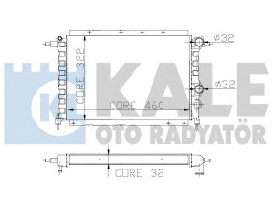 KALE OTO RADYATÖR 162500 radiatorius, variklio aušinimas 
 Aušinimo sistema -> Radiatorius/alyvos aušintuvas -> Radiatorius/dalys
77 00 754 854, 77 00 757 854, 77 01 407 631