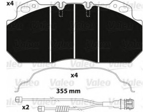 VALEO 882217 stabdžių trinkelių rinkinys, diskinis stabdys 
 Techninės priežiūros dalys -> Papildomas remontas
5001833114, 5001846034, 5001833114