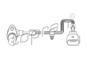 TOPRAN 111 381 RPM jutiklis, variklio valdymas 
 Variklis -> Variklio elektra
022 957 147, 1 120 193, YM2112A545AA