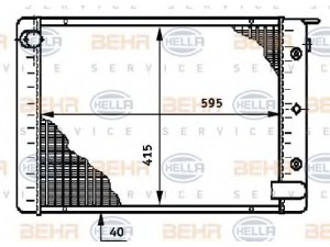 HELLA 8MK 376 709-021 radiatorius, variklio aušinimas 
 Aušinimo sistema -> Radiatorius/alyvos aušintuvas -> Radiatorius/dalys
1 257 762, 1 328 376, 5 002 257