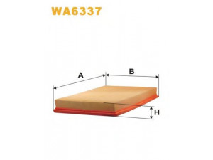 WIX FILTERS WA6337 oro filtras 
 Techninės priežiūros dalys -> Techninės priežiūros intervalai
835614, 835615, 90499582, 90499589