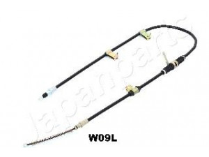 JAPANPARTS BC-W09L trosas, stovėjimo stabdys 
 Stabdžių sistema -> Valdymo svirtys/trosai
96534870
